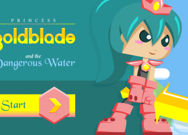 Princess Goldblade And The Dangerous Water