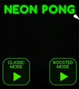 Neon Pong